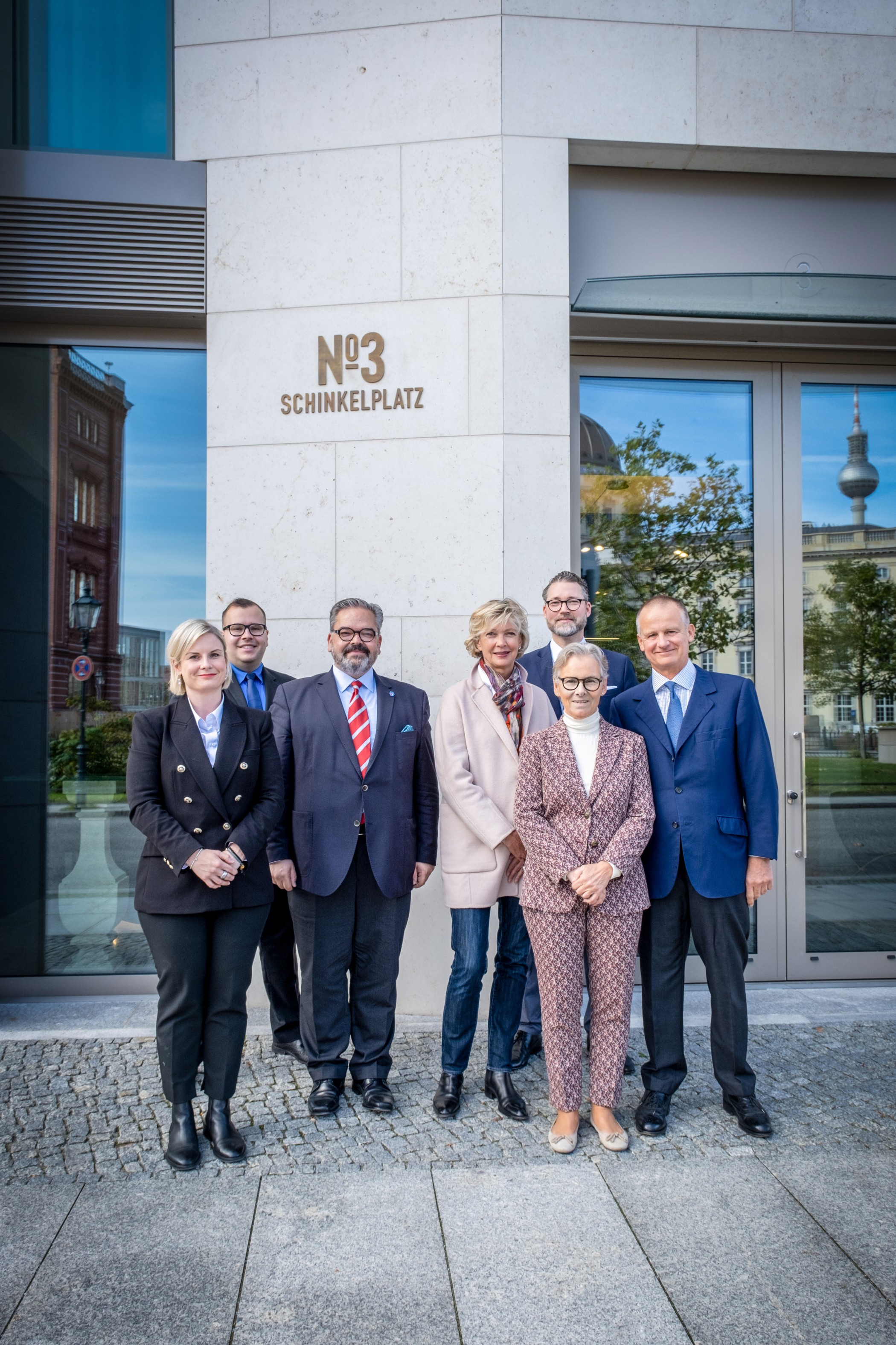 Team von Frankonia Eurobau des Schinkelplatzes Berlin