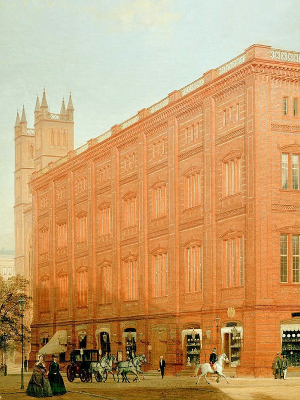 Gemälde des Werderschen Marktes in Berlin